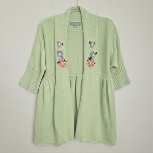 April Cornell Knit Cardigan Size Medium